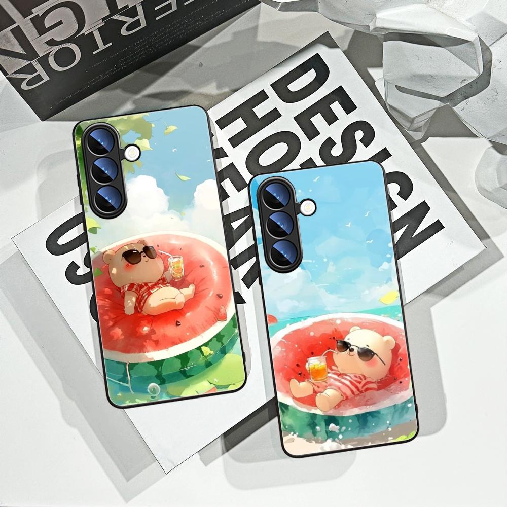 Pc Case Tempered Glass - غطاء هاتف صيفي بتصميم البطيخ البارد