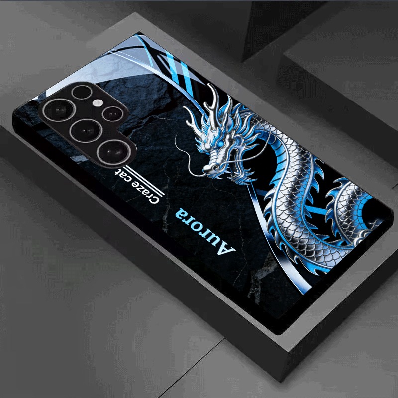 Pc Case Tempered Glass - غطاء هاتف من الزجاج المقوى الأسود