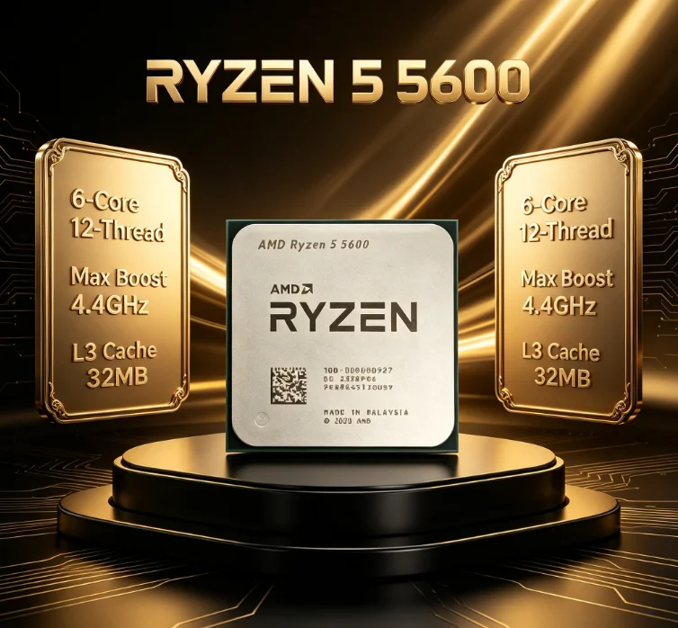 Pc Gaming Desktop - معالج AMD Ryzen 5 5600 R5