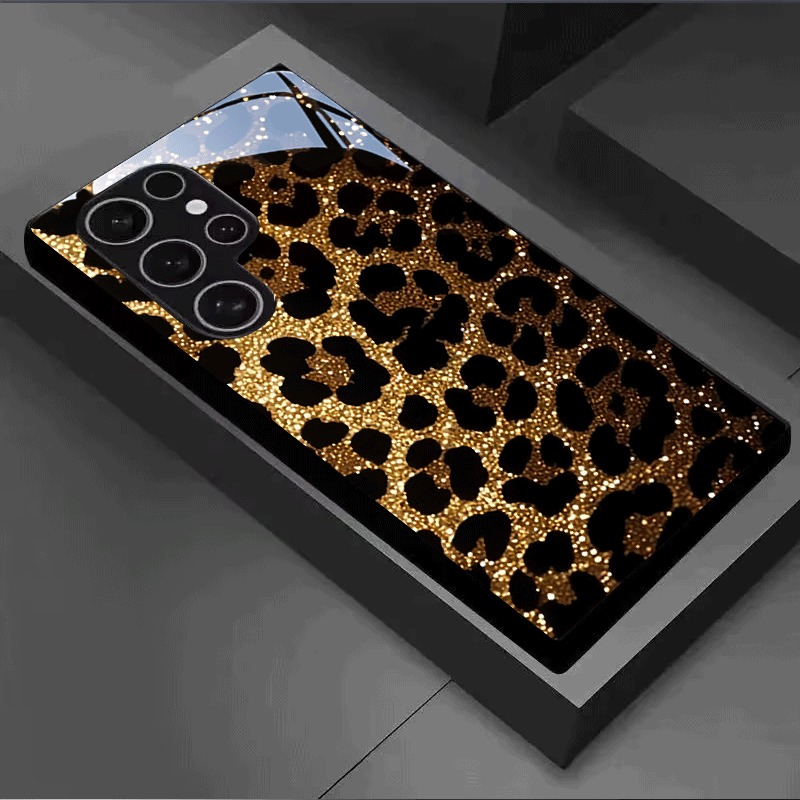 Pc Case Tempered Glass - غطاء هاتف من الزجاج المقوى بطبعة