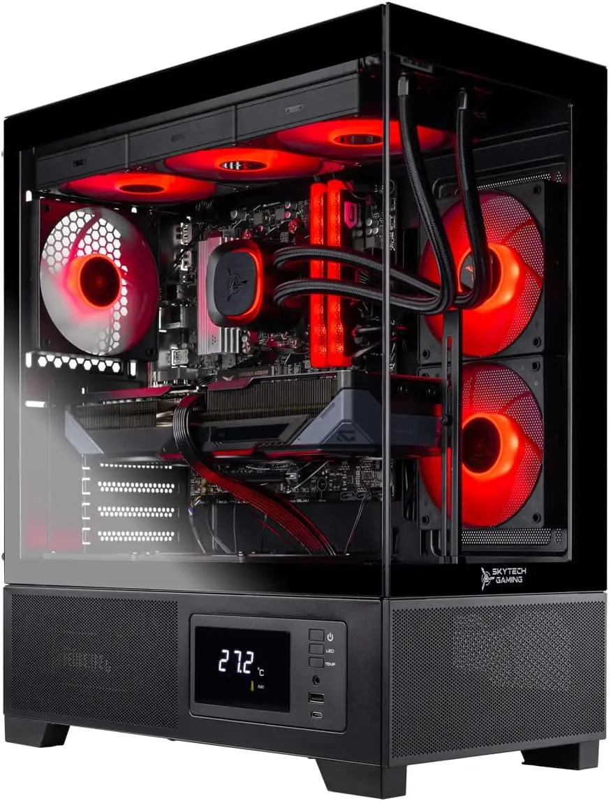 كمبيوتر سطح المكتب سكايتك جيمن - مراجعة Pc Gaming Desktop وسعره