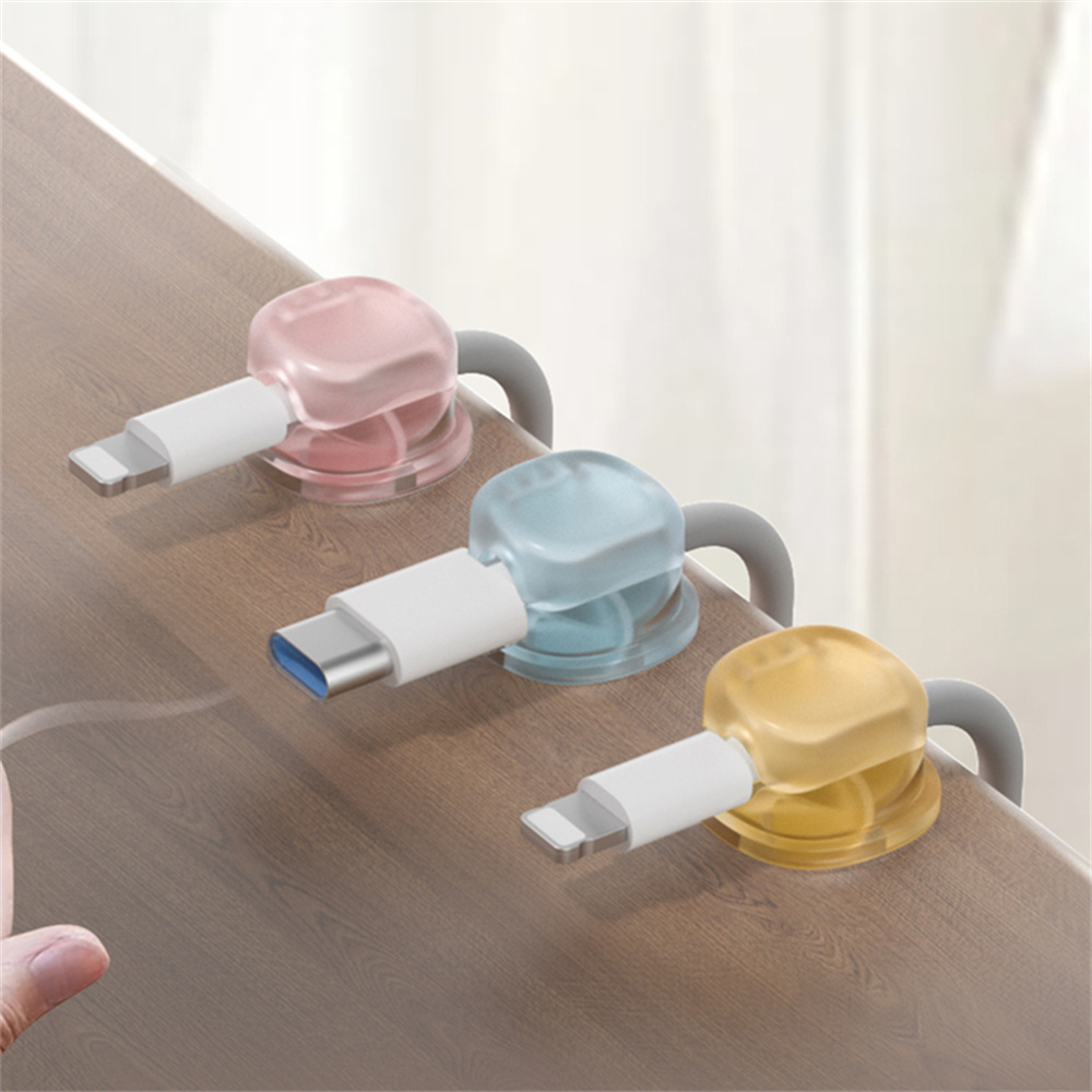 3 منظمات كابلات مغناطيسية شفاف - مراجعة Desk Cable Organizer وسعره
