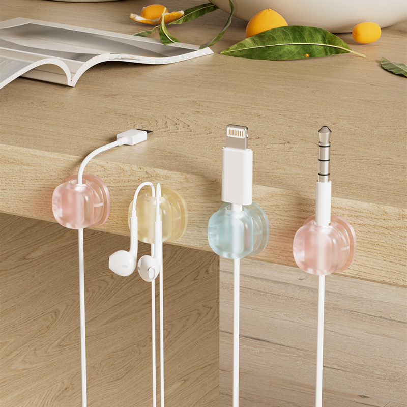 3 منظمات كابلات مغناطيسية شفاف - مراجعة Desk Cable Organizer وسعره