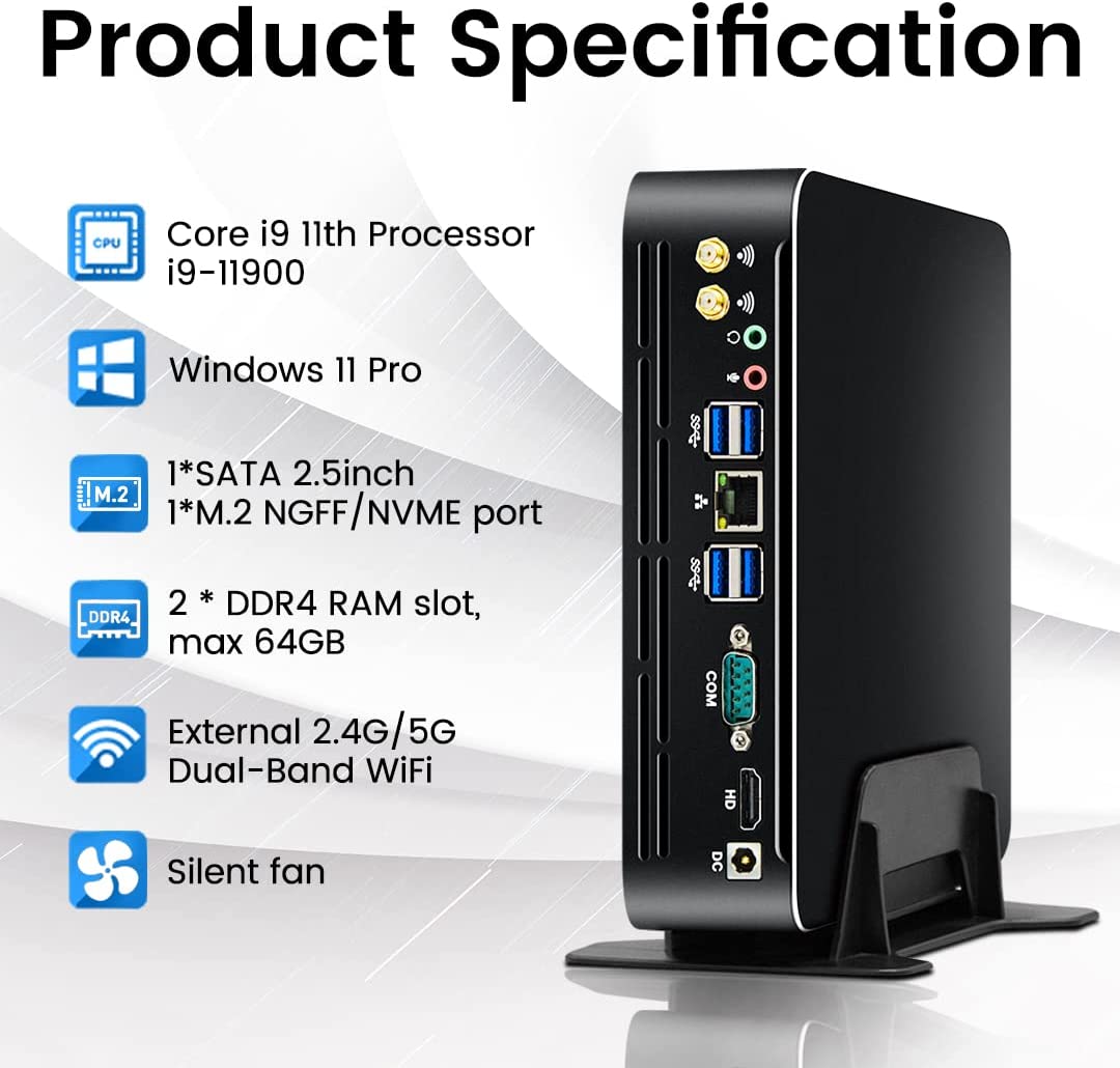 كمبيوتر مكتبي للألعاب HTPC 11t - مراجعة Pc Gaming On Wifi وسعره