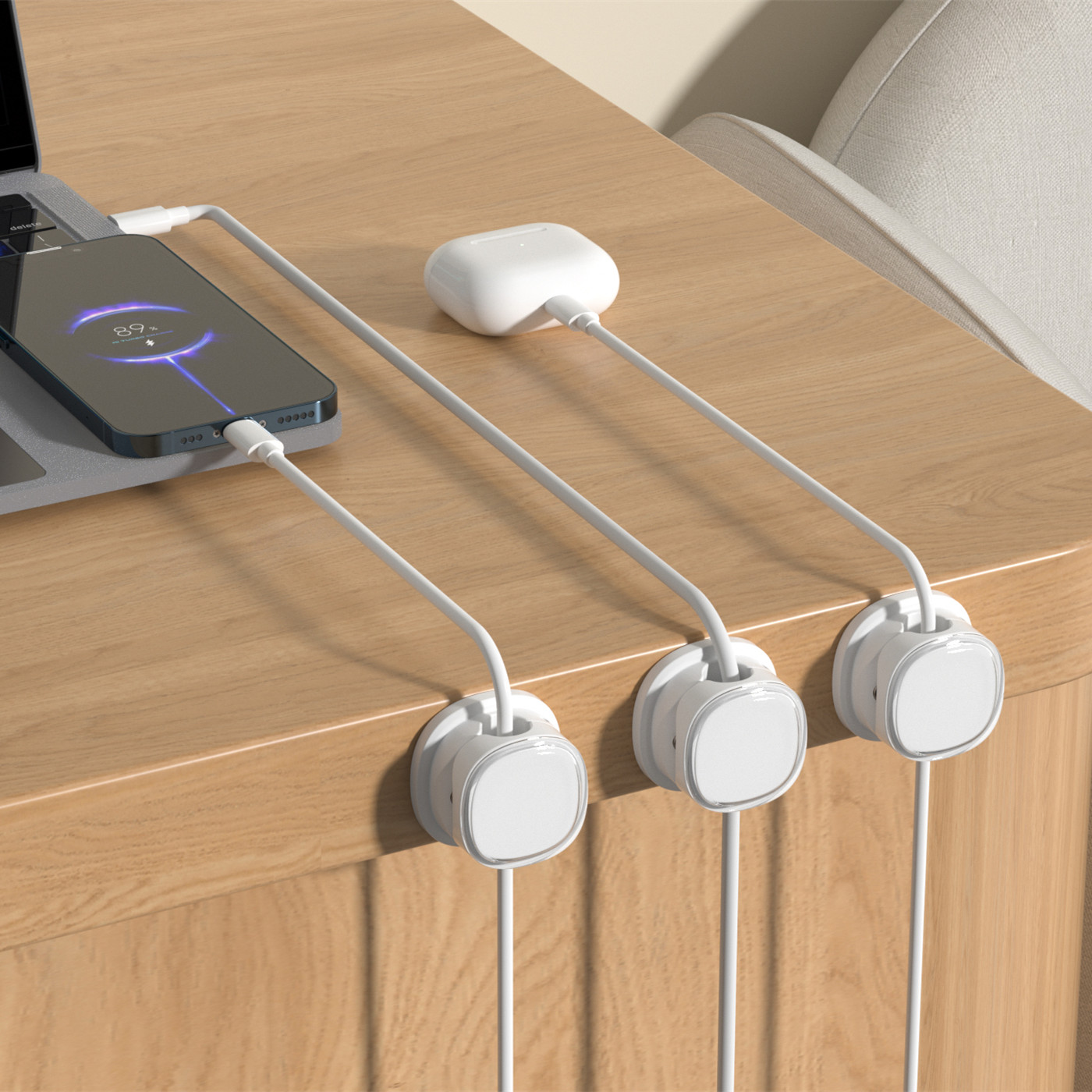 3/6/8/12 قطعة مشابك كابلات مغن - مراجعة Desk Cable Organizer وسعره