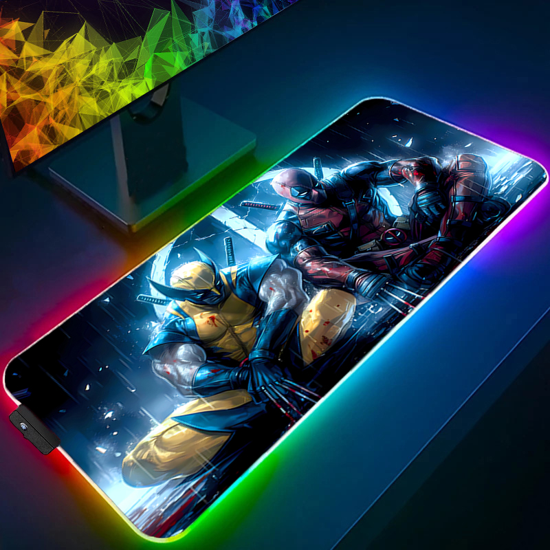 لوحة ماوس LED للألعاب بإضاءة خ - مراجعة Pc Gaming Lounge وسعره
