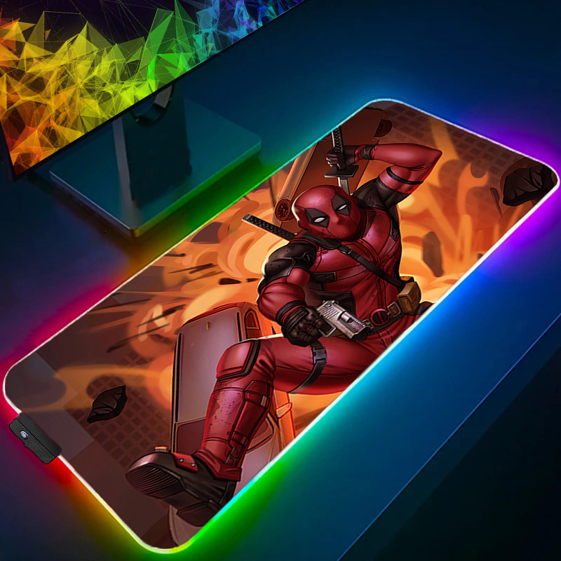 لوحة ماوس LED للألعاب بإضاءة خ - مراجعة Pc Gaming Lounge وسعره
