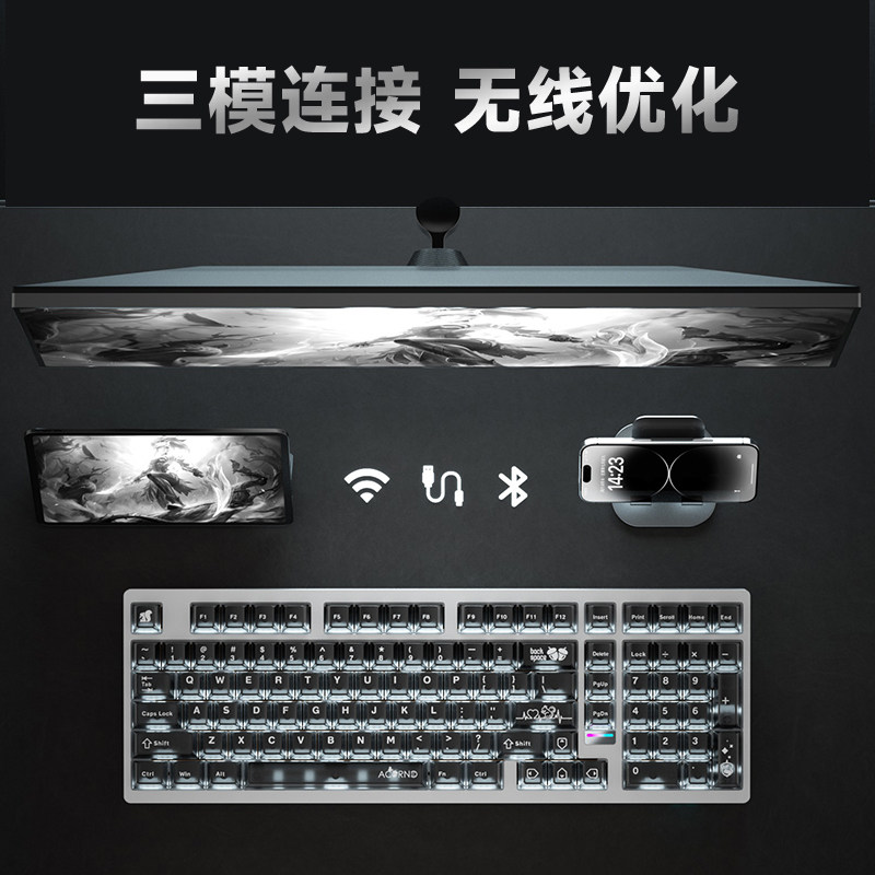 لوحة مفاتيح ميكانيكية لاسلكية  - مراجعة Pc Gaming Desktop وسعره