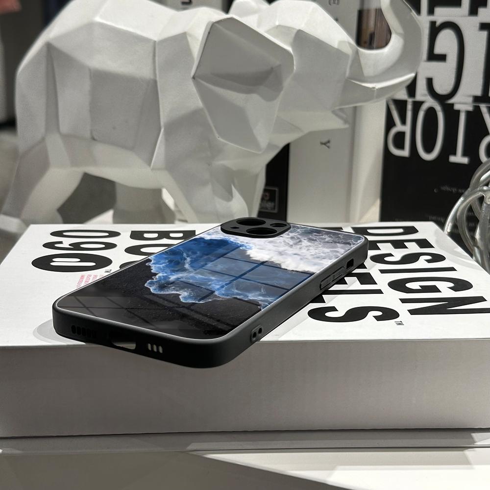 غطاء هاتف بتصميم فني تجريدي لأ - مراجعة Pc Case Tempered Glass وسعره