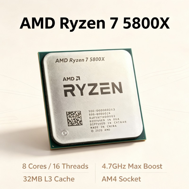 معالج سطح المكتب R7 5800X بسرع - مراجعة Pc Gaming Desktop وسعره
