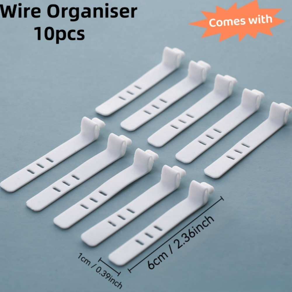 منظم كابلات متعدد الوظائف، صند - مراجعة Desk Cable Organizer وسعره
