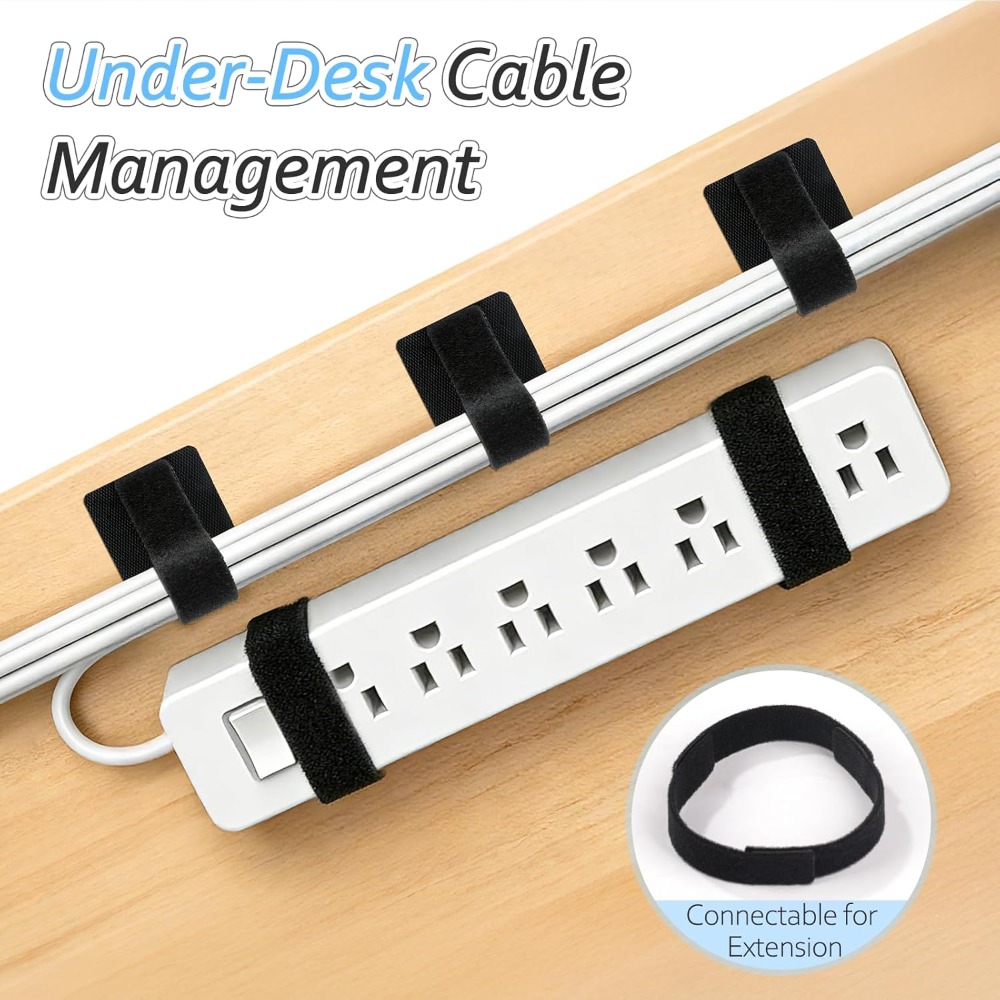 4-28 مجموعة من روابط الكابلات  - مراجعة Desk Cable Organizer وسعره