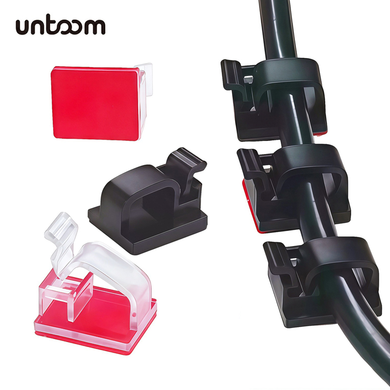 20 قطعة من مشابك الكابلات اللا - مراجعة Desk Cable Organizer وسعره