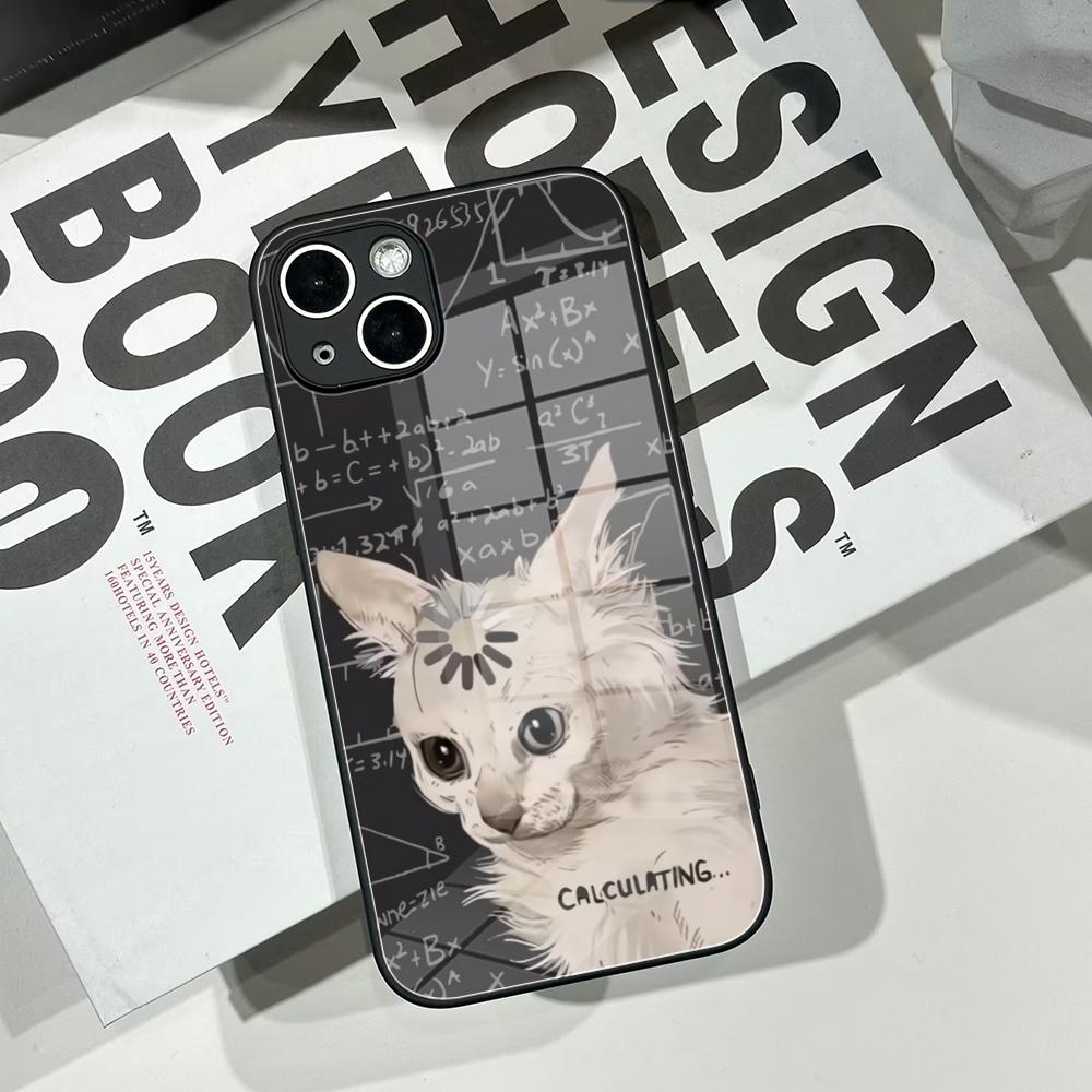 غطاء هاتف بتصميم فني لقطط بأسل - مراجعة Pc Case Tempered Glass وسعره