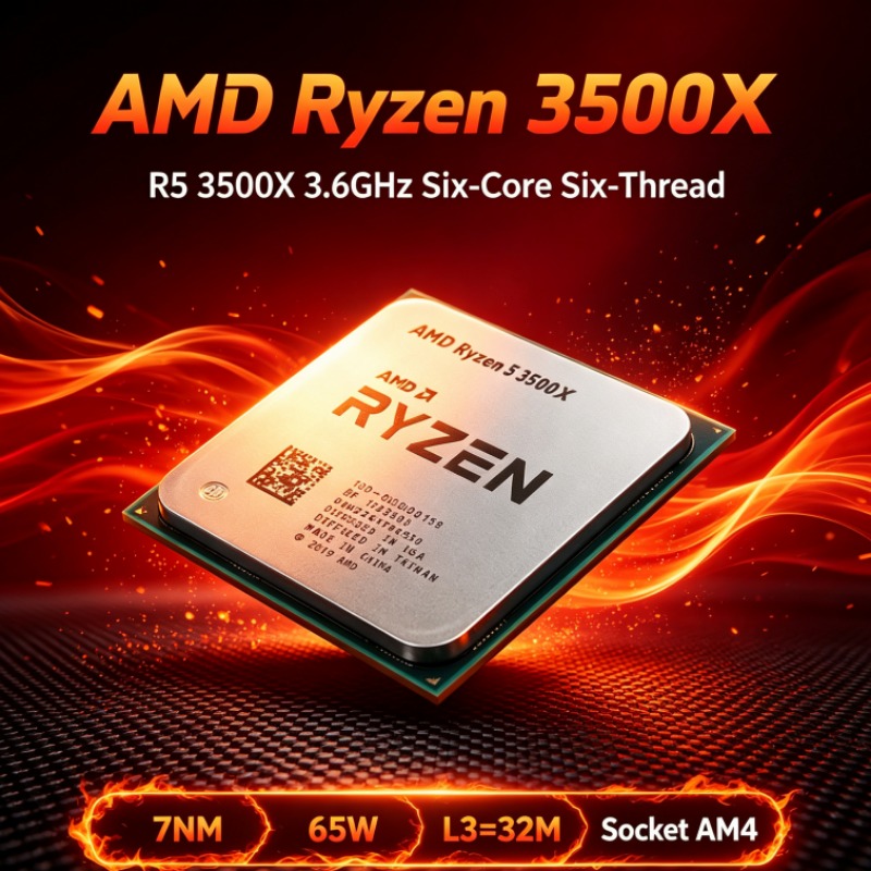 معالج ألعاب AMD R5 3500X بسرعة - مراجعة Pc Gaming Desktop وسعره
