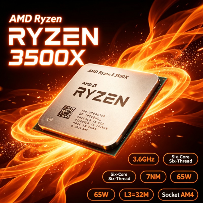 معالج ألعاب AMD R5 3500X بسرعة - مراجعة Pc Gaming Desktop وسعره
