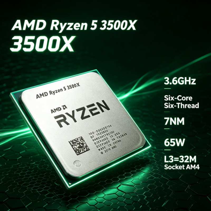 معالج ألعاب AMD R5 3500X بسرعة - مراجعة Pc Gaming Desktop وسعره