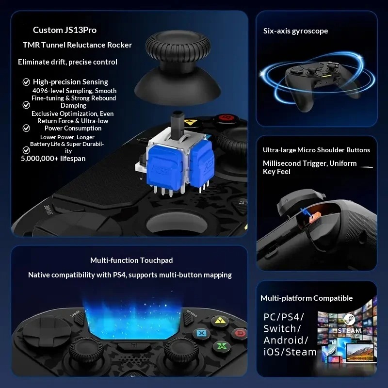 وحدة تحكم لاسلكية AceGamer D4  - مراجعة Pc Gaming Lounge وسعره