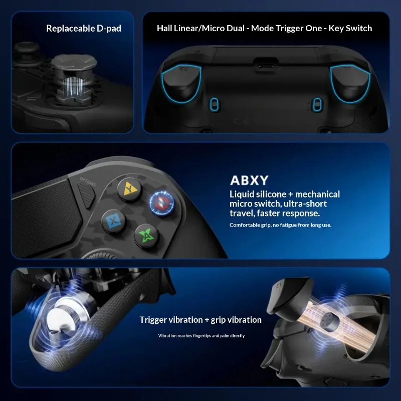 وحدة تحكم لاسلكية AceGamer D4  - مراجعة Pc Gaming Lounge وسعره