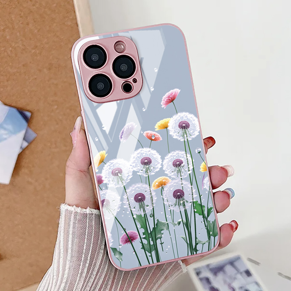 لوتس زهرة جراب هاتف آيفون 16 ب - مراجعة Pc Case Tempered Glass وسعره