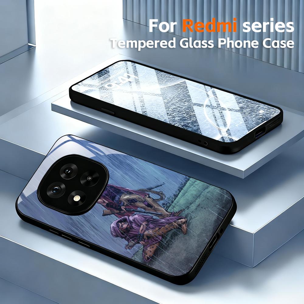 غطاء هاتف أنيمي JOJO Steel Bal - مراجعة Pc Case Tempered Glass وسعره