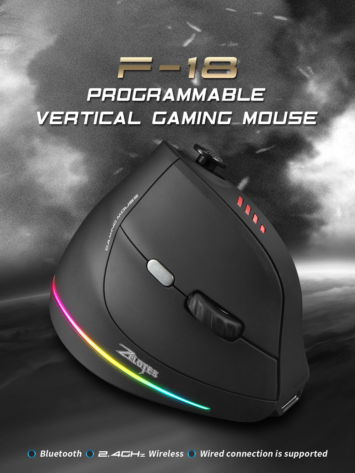 Jomaa RGB الخلفية اللاسلكية ال - مراجعة Pc Gaming Lounge وسعره