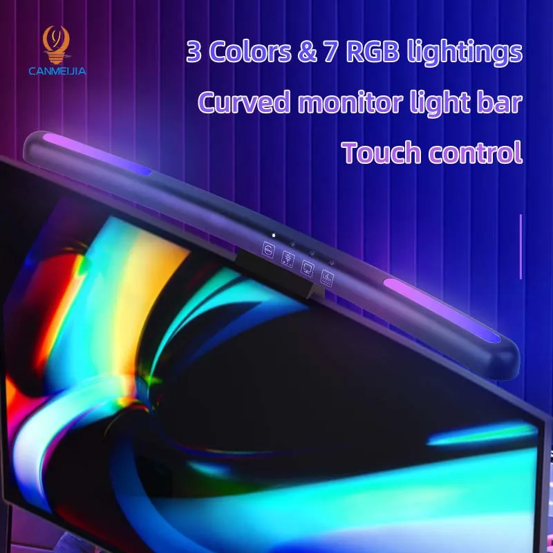 شريط ضوء LED منحني ، مصباح شاش - مراجعة Pc Gaming Handheld وسعره